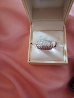 Bague diamant 18k, Handtassen en Accessoires, Ringen, Ophalen, 19 tot 20, Wit, Nieuw