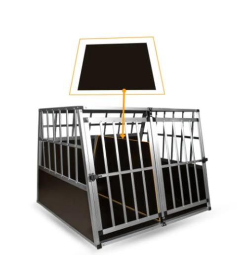 Dubbele hondendraagtas 96x90x70,5 Berger Malinois, Dieren en Toebehoren, Transportboxen, Nieuw, Verzenden
