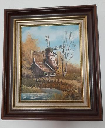 Schilderij landschap, Enlèvement