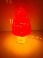 LEUKE VINTAGE 90’s “HEICO” MUCHROOM LAMP (Zie Beschr.), Kunststof, Gebruikt, Ophalen of Verzenden, Minder dan 50 cm