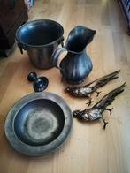 Tinnen schaal e.a., Ophalen of Verzenden