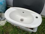 Vintage lavabo, Huis en Inrichting, Badkamer | Badkamermeubels, Gebruikt, Minder dan 25 cm, Wasbak of Wastafel, 50 tot 100 cm