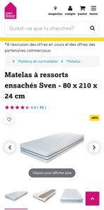 Matelas, Maison & Meubles, Chambre à coucher | Matelas & Sommiers, Neuf, Matelas, 210 cm, Une personne