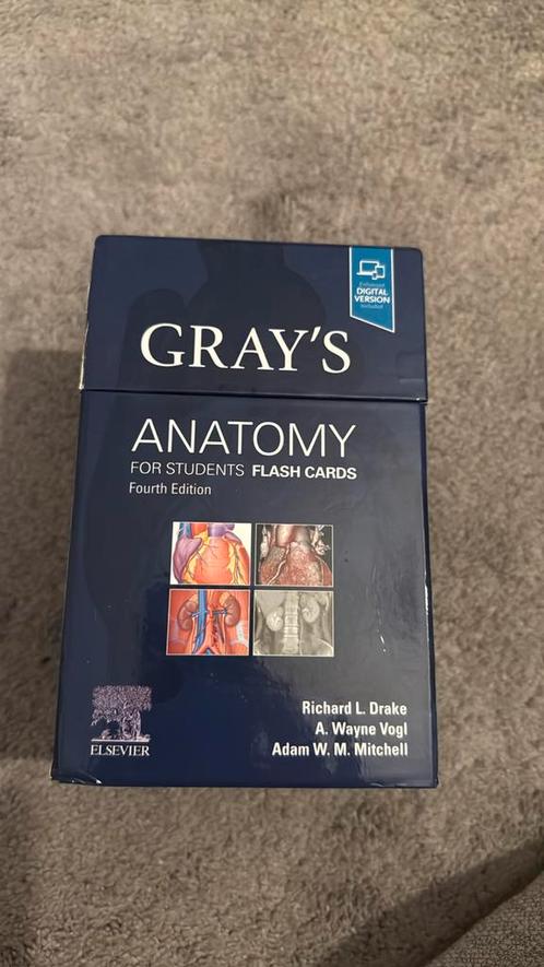 Gray’s Anatomy for Students - Flash Cards (Fourth Edition), Boeken, Wetenschap, Zo goed als nieuw, Overige wetenschappen, Ophalen of Verzenden