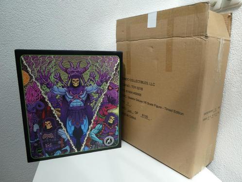 Mondo 1/6 Skeletor deluxe box shipper box plastic inlay MOTU, Collections, Jouets miniatures, Neuf, Enlèvement ou Envoi