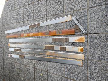 Afboording corten staal 6stuks 10cm x 240 Easyfix, Enlèvement, Neuf