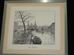 Het Rabot GENT oude inkt tekening Hélène Huygens 'Le Rabot', Ophalen of Verzenden