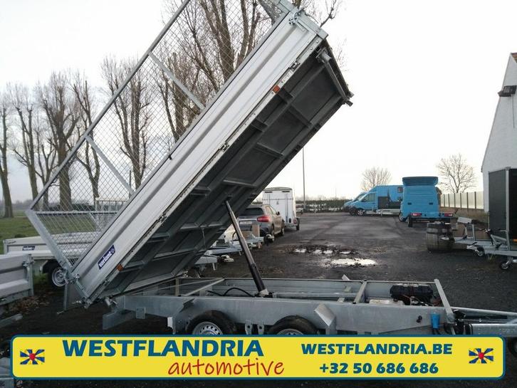 Kipper 3500kg + bladveren + loofrekken + oprijplaten, Auto's, Bestelwagens en Lichte vracht, Bedrijf, Te koop, Fiat, Ophalen