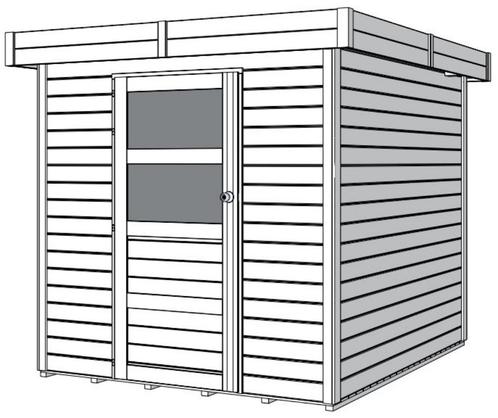 Tuinhuis 208 x 253 cm ! VOLLEDIG NIEUW !, Tuin en Terras, Tuinhuizen, Nieuw, Tuinhuis, Hout, Minder dan 250 cm, 200 tot 400 cm