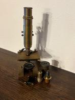 Oude messing microscoop, Antiek en Kunst, Ophalen