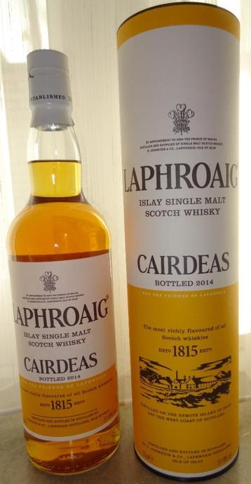Fles whisky 2014 Laphroaig beschikbaar voor biedingen