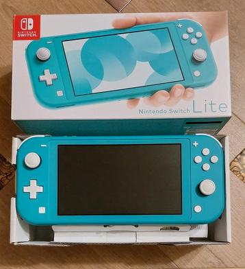 Nintendo Switch Lite, Enlèvement ou Envoi, Turquoise, Comme neuf