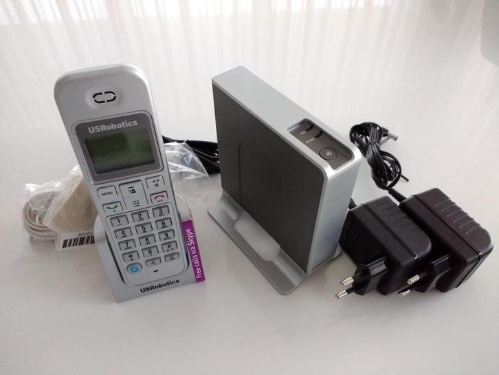 USRobotics USR9630 draadloze Skype Phone, Telecommunicatie, Datacommunicatie en VoIP, Zo goed als nieuw, Telefoon, Ophalen of Verzenden