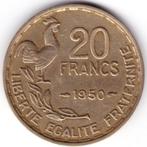 Frankrijk 20 francs, 1950 GEORGES GUIRAUD, Frankrijk, Ophalen of Verzenden, Losse munt