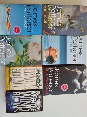 James Patterson - lot van 7 boeken, waarvan 2 in het Engels beschikbaar voor biedingen