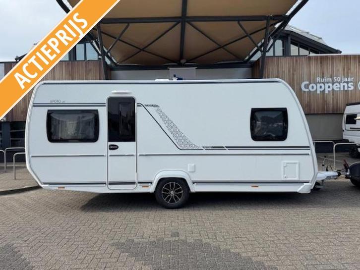 Fendt Apero 495 SFB 2025 ACTIE PRIJS!, Caravans en Kamperen, Caravans, tot en met 4, 1250 - 1500 kg, Rondzit, Fendt, Lengtebed