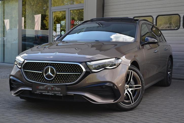 Mercedes NEW E300e Plug-in Hybride "AMG Line" * Pano * Nappa, Auto's, Mercedes-Benz, Bedrijf, Te koop, E-Klasse, 360° camera, ABS