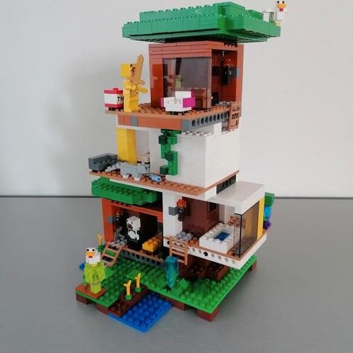 Lego minecraft 21174 de moderne boomhut, Kinderen en Baby's, Speelgoed | Duplo en Lego, Zo goed als nieuw, Lego, Ophalen