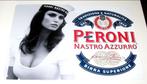 PERONI BIER : Metalen Bord Peroni - Birra Superiore, Verzenden, Nieuw, Reclamebord, Plaat of Schild, Overige merken