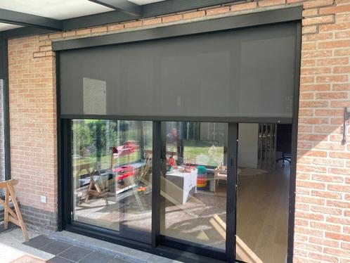 Reynaers Aluminium schuifraam met screen, Doe-het-zelf en Bouw, Raamkozijnen en Schuifdeuren, Zo goed als nieuw, Deurkozijn, Aluminium