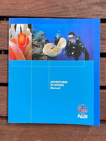 Padi cursus boek - Adventures in Diving