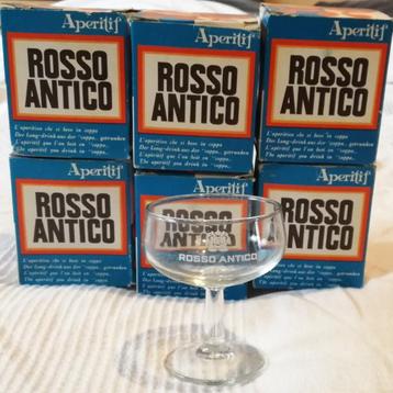 BXL Lot de 6 verres 50ml Rosso Antico beschikbaar voor biedingen