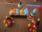 Set houten speelgoed (4 stuks), Kinderen en Baby's, Ophalen, Gebruikt, Duw- of Trekspeelgoed