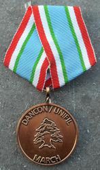 MISSION ONU LIBAN - MEDAILLE, Verzenden, Landmacht, Lintje, Medaille of Wings