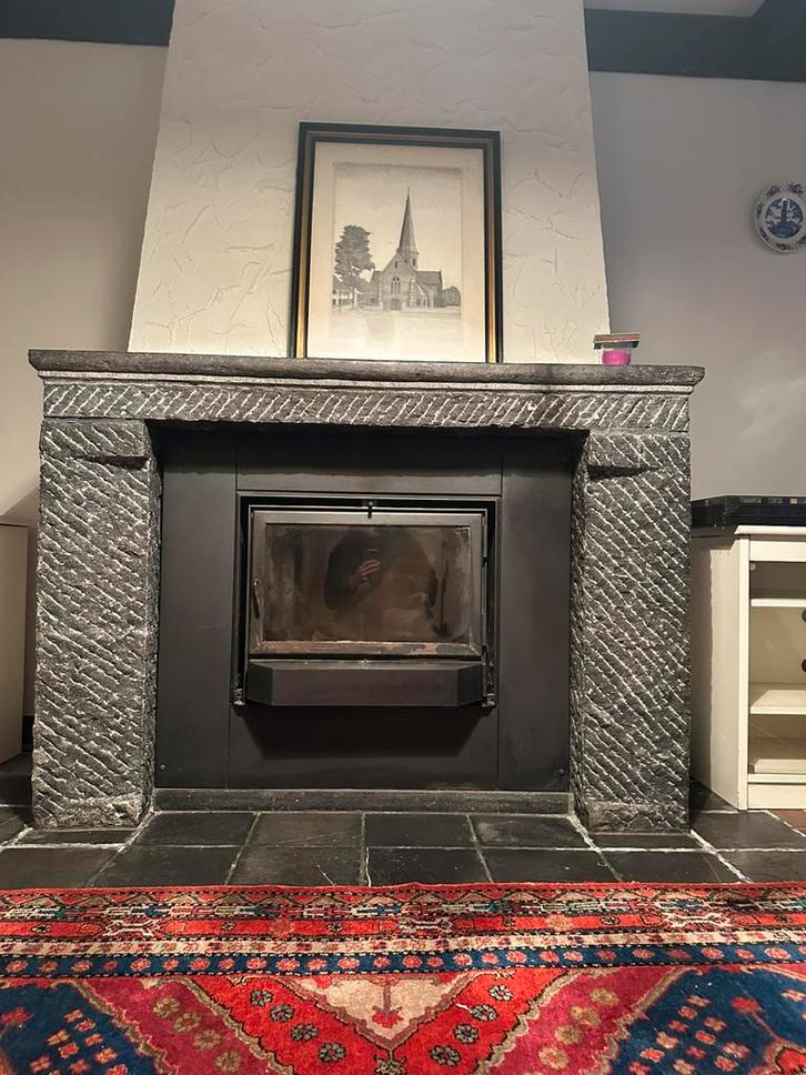 Mooie stenen cassette haard, Huis en Inrichting, Haarden, Zo goed als nieuw, Ophalen