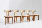 5 x Vintage mid century eetkamer stoelen t-shape 1960s, Ophalen, Huis en Inrichting