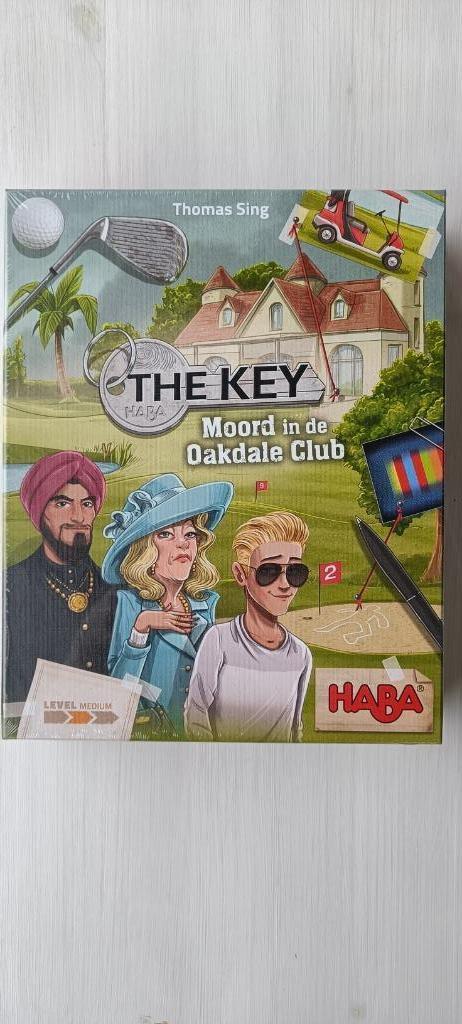 Haba The Key Moord in de Oakdale Club, Hobby en Vrije tijd, Gezelschapsspellen | Bordspellen, Nieuw, Drie of vier spelers, Ophalen