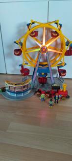 Playmobile reuzenrad met verlichting,trein en 3 figuren, Kinderen en Baby's, Speelgoed | Playmobil, Ophalen of Verzenden, Zo goed als nieuw