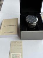 Emporio Armani horloge, Handtassen en Accessoires, Horloges | Heren, Overige merken, Staal, Gebruikt, Staal
