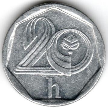République tchèque : 20 Haleru 1997 KM#2.1 Ref 16062, Enlèvement ou Envoi, Autres pays, Monnaie en vrac