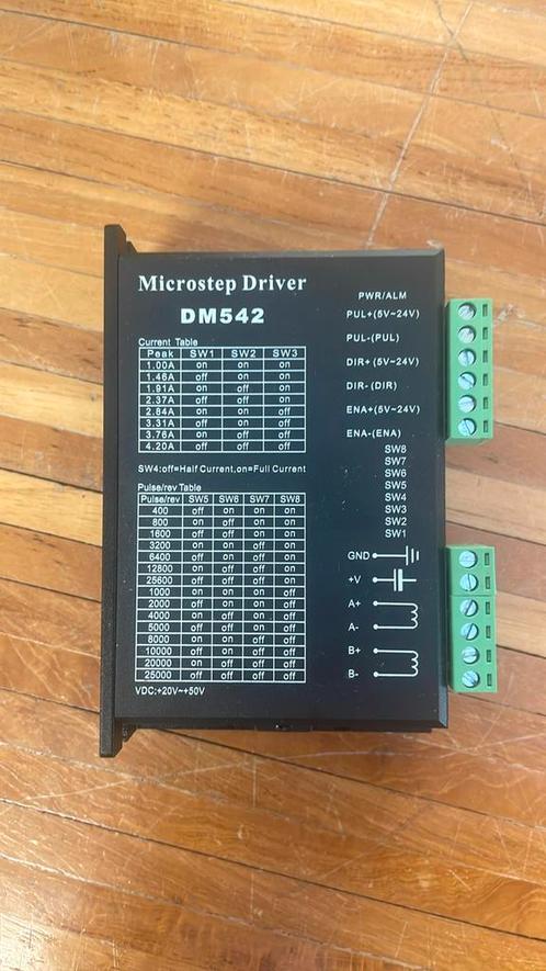 Microstep driver DM542, Hobby en Vrije tijd, Elektronica-componenten, Zo goed als nieuw, Ophalen of Verzenden
