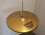 Sabian 14 Inch Hi-Hat Cymbal Pair w/ Pearl stand, Muziek en Instrumenten, Ophalen of Verzenden, Gebruikt, Pearl