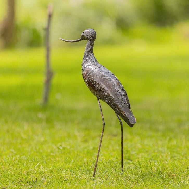 Kluut - beeld van metaal - Mooievogels, Dieren en Toebehoren, Vogels | Toebehoren, Nieuw, Overige typen, Ophalen of Verzenden