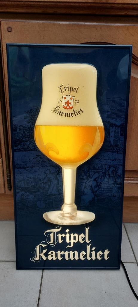 Zeldzame Lichtreclame Karmeliet Bier, Verzamelen, Merken en Reclamevoorwerpen, Nieuw, Lichtbak of (neon) lamp, Ophalen of Verzenden