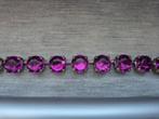 Collier de cou en gros strass rose fuschia mauve 40 cm, Bijoux, Sacs & Beauté, Colliers, Rose
