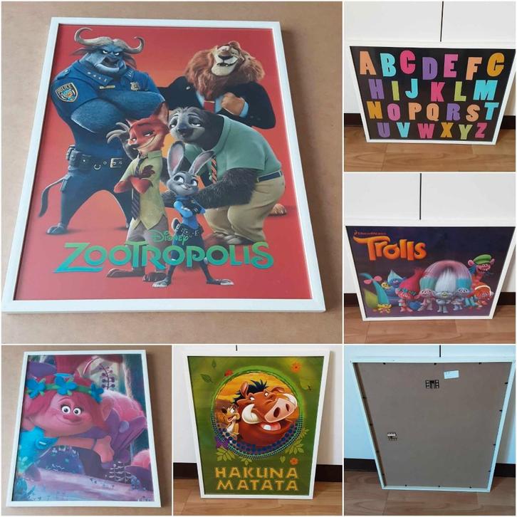 kaders met poster : 16 stuks, Maison & Meubles, Accessoires pour la Maison | Décorations murale, Neuf, Enlèvement ou Envoi