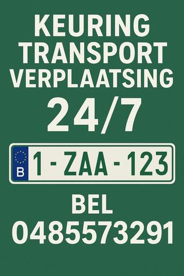 Auto verplaatsen / keuren met Zplaten Zplaat Z-plaat Z-plaat, Autos, Particulier, Achat