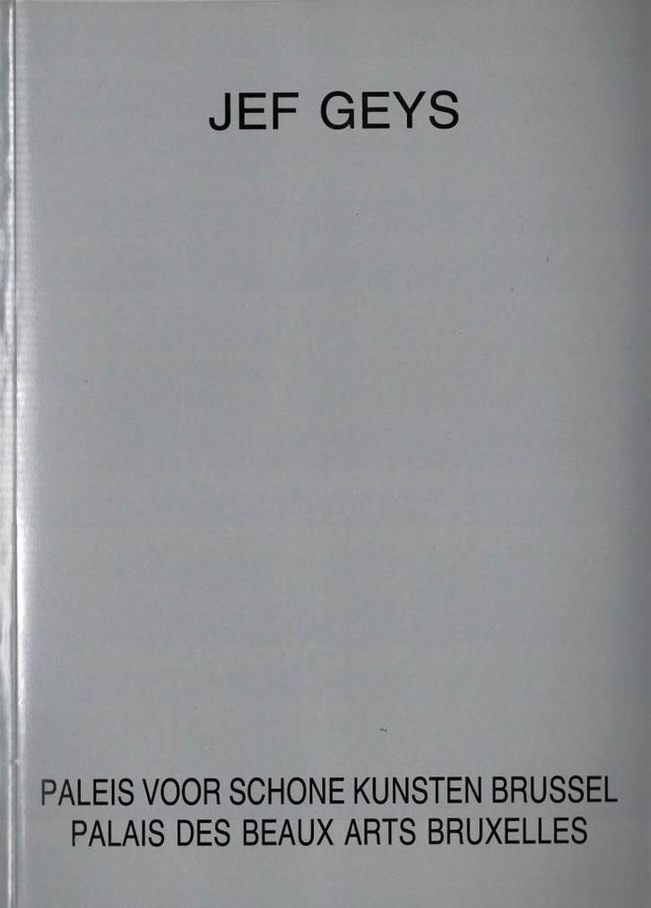 Jef Geys - Paleis voor Schone Kunsten Brussel 1992, Boeken, Kunst en Cultuur | Beeldend, Gelezen, Ophalen of Verzenden