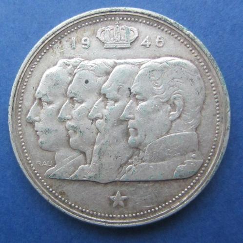 Munt - België - 100fr 1948, Postzegels en Munten, Munten | België, Losse munt, Zilver, Zilver, Ophalen of Verzenden