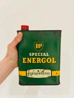 Bidon d’huile olieblik olie blik Bp energol plein full rare, Ophalen of Verzenden