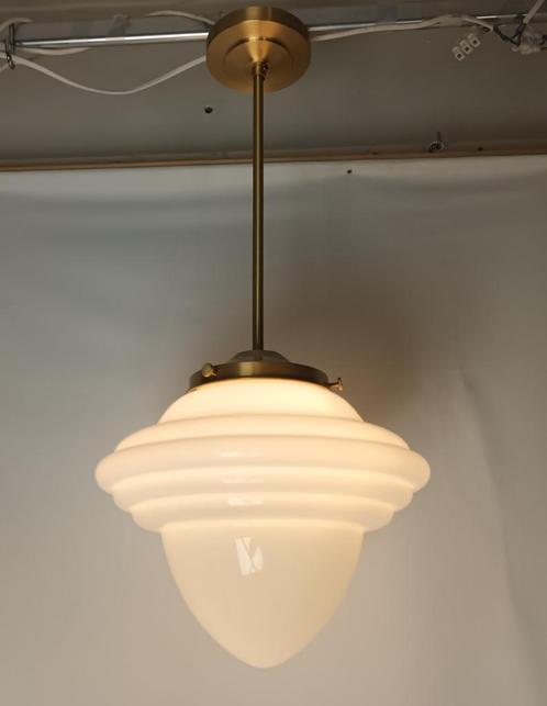 Art deco opaline lamp - SOLDEN!, Antiek en Kunst, Antiek | Verlichting, Ophalen of Verzenden