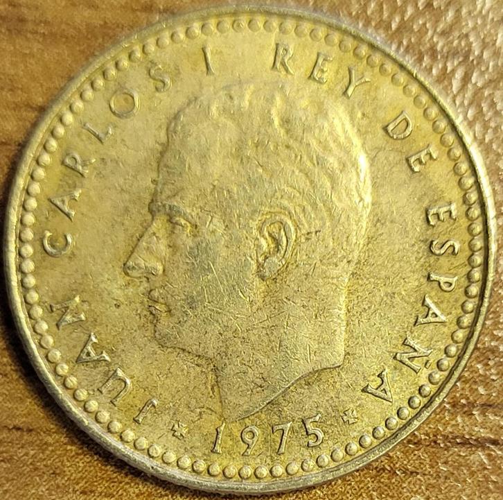 SPANJE 1 peseta 1975 (*80) KM#806 MINT STATE, Postzegels en Munten, Munten | Europa | Niet-Euromunten, Losse munt, Overige landen