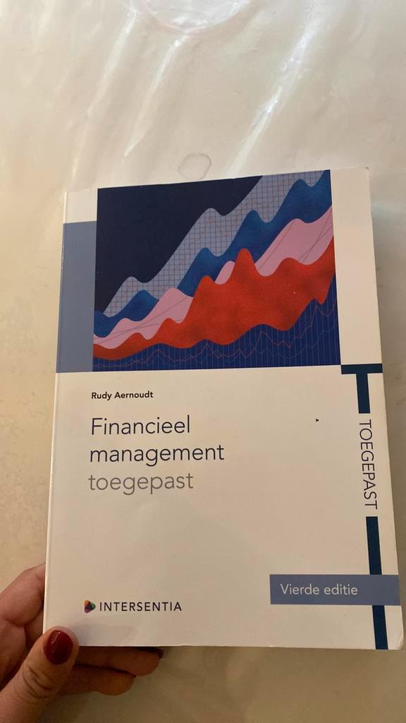 Financieel management toegepast (vierde editie), Boeken, Economie, Management en Marketing, Gelezen, Management, Ophalen