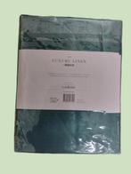 Dekbedovertrek Luxury Linen – groen, Neuf, Enlèvement ou Envoi, Housse de couette, Une personne