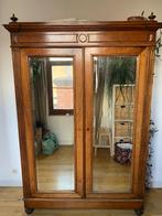 Houten kleerkast met spiegels, Enlèvement, Comme neuf