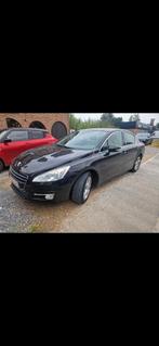 Peugeot 508 2011, Auto's, Zwart, 4 cilinders, Zwart, Leder